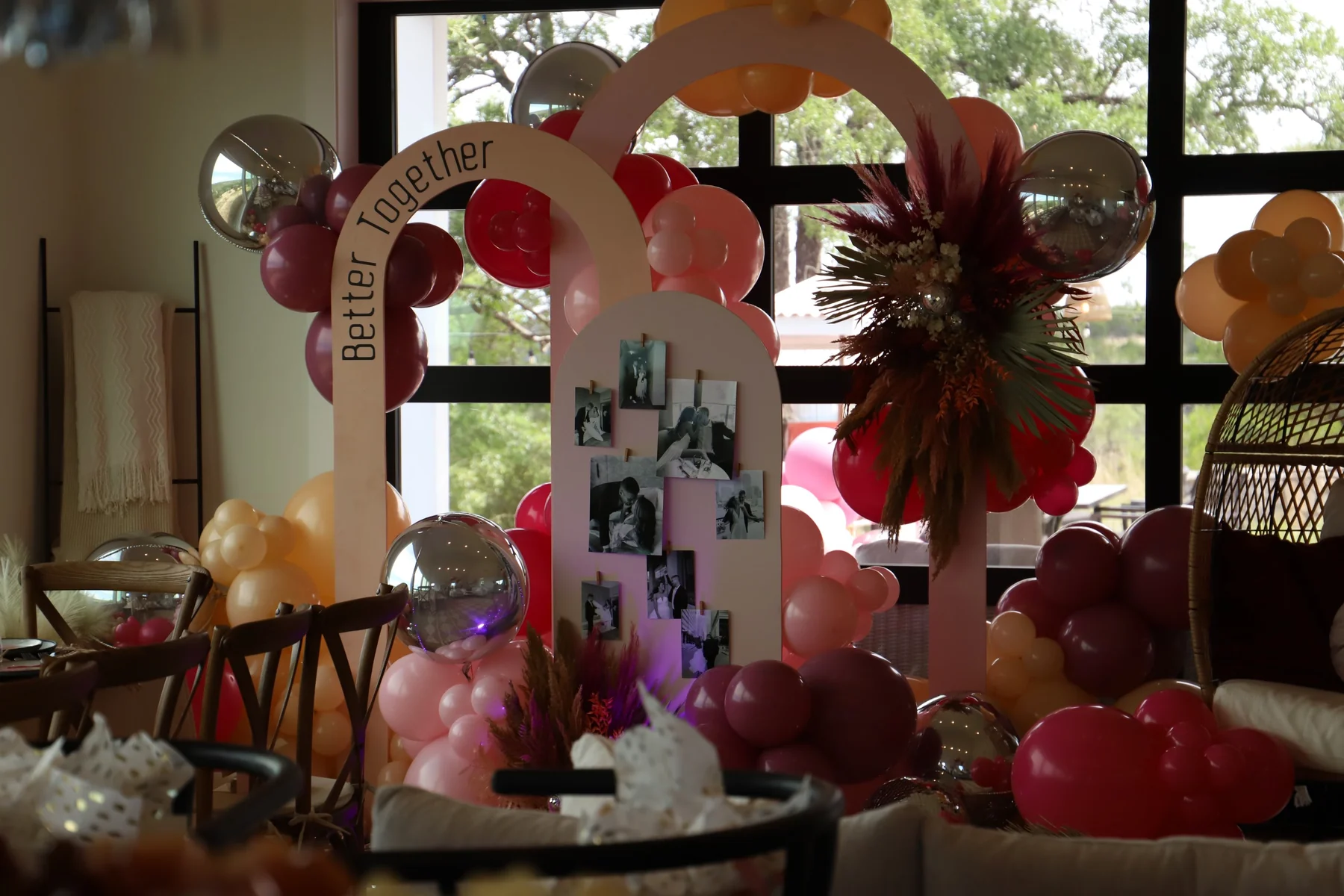 Better Together and Drunk in Love bridal shower detail 6