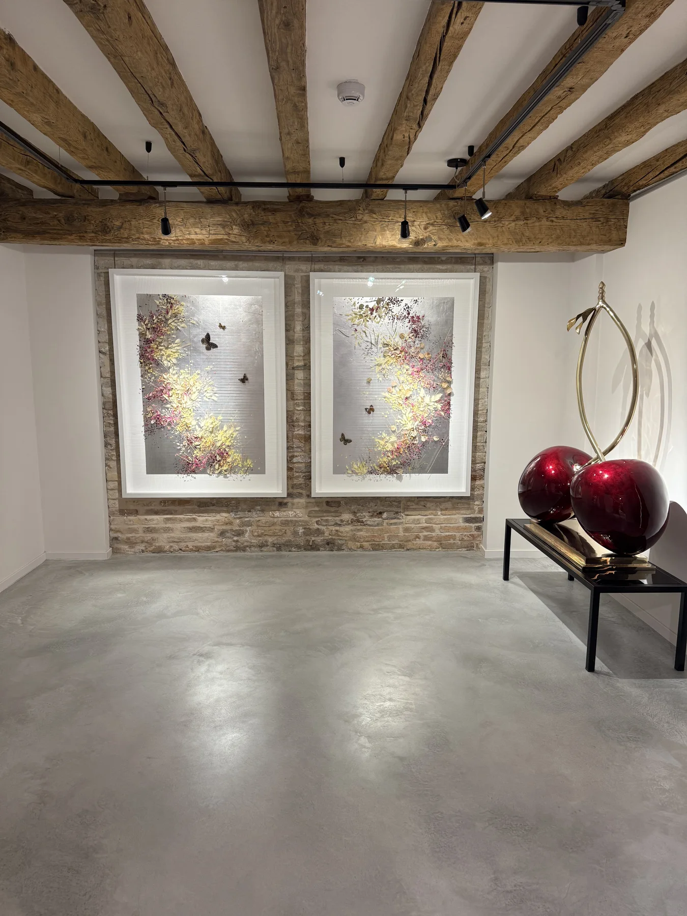 A contemporary gallery installation in Europe