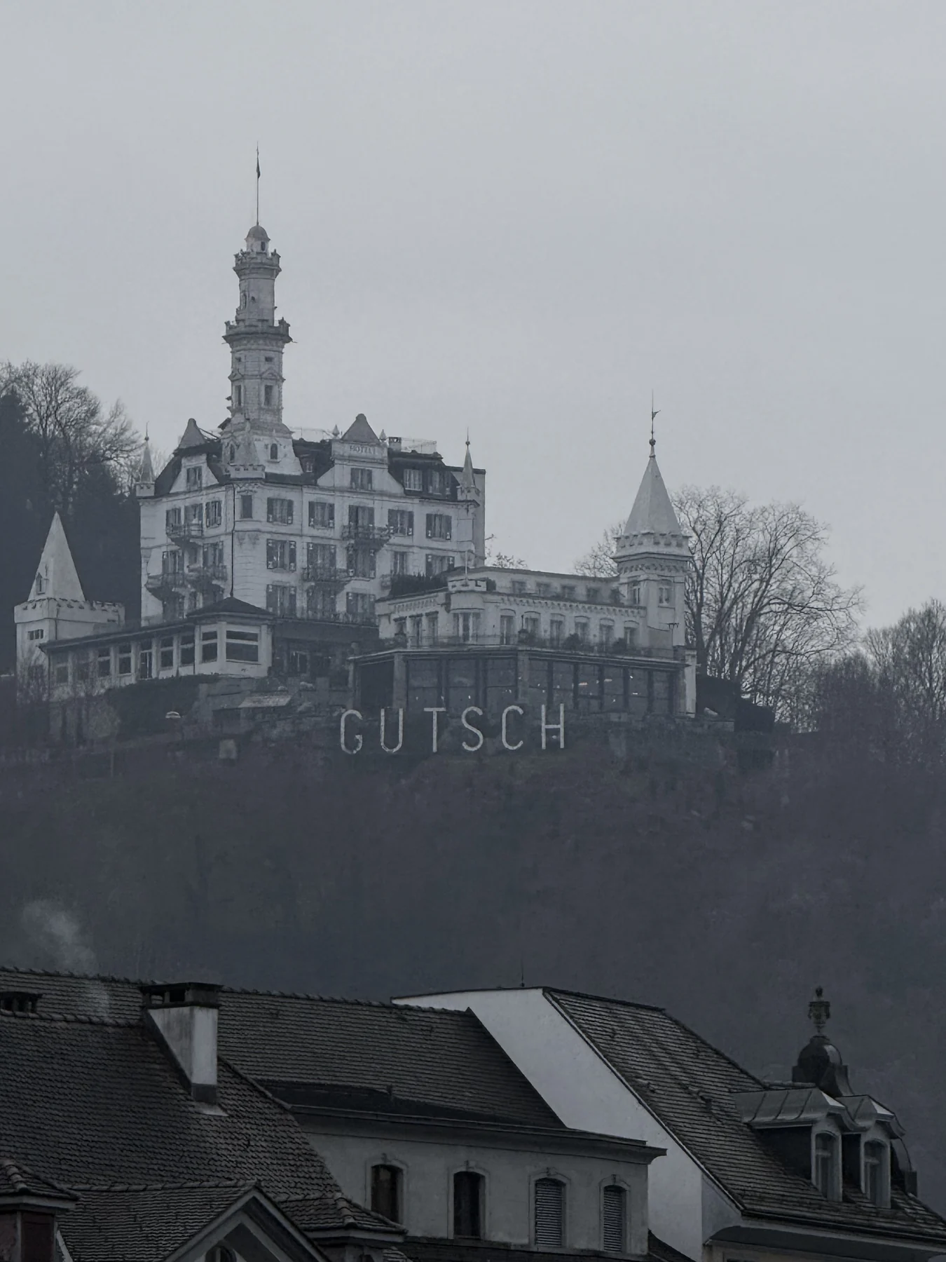 Hotel Château Gütsch above Lucerne