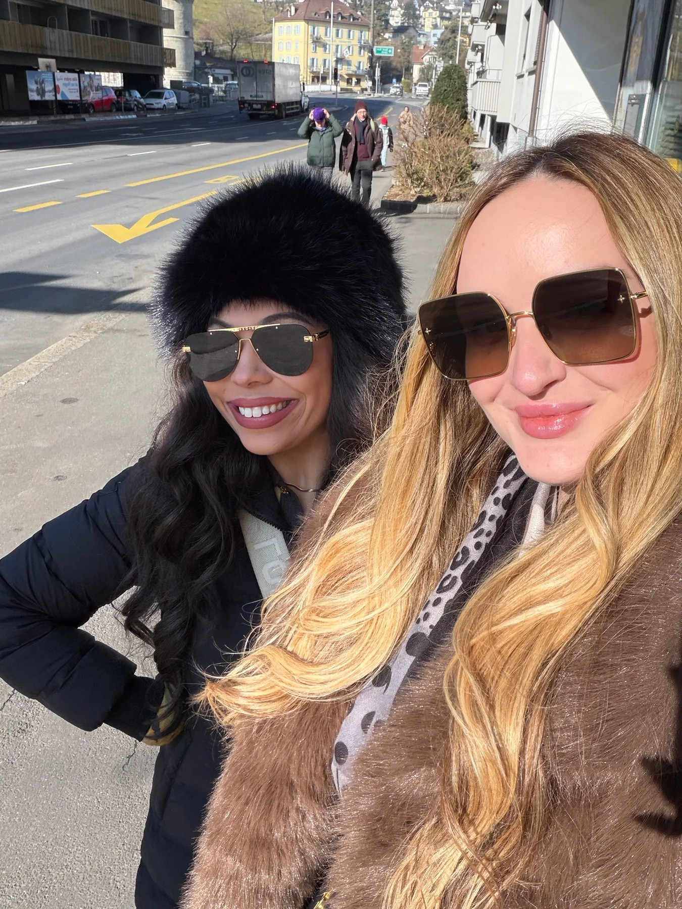 Jenica and Haley in Lucerne