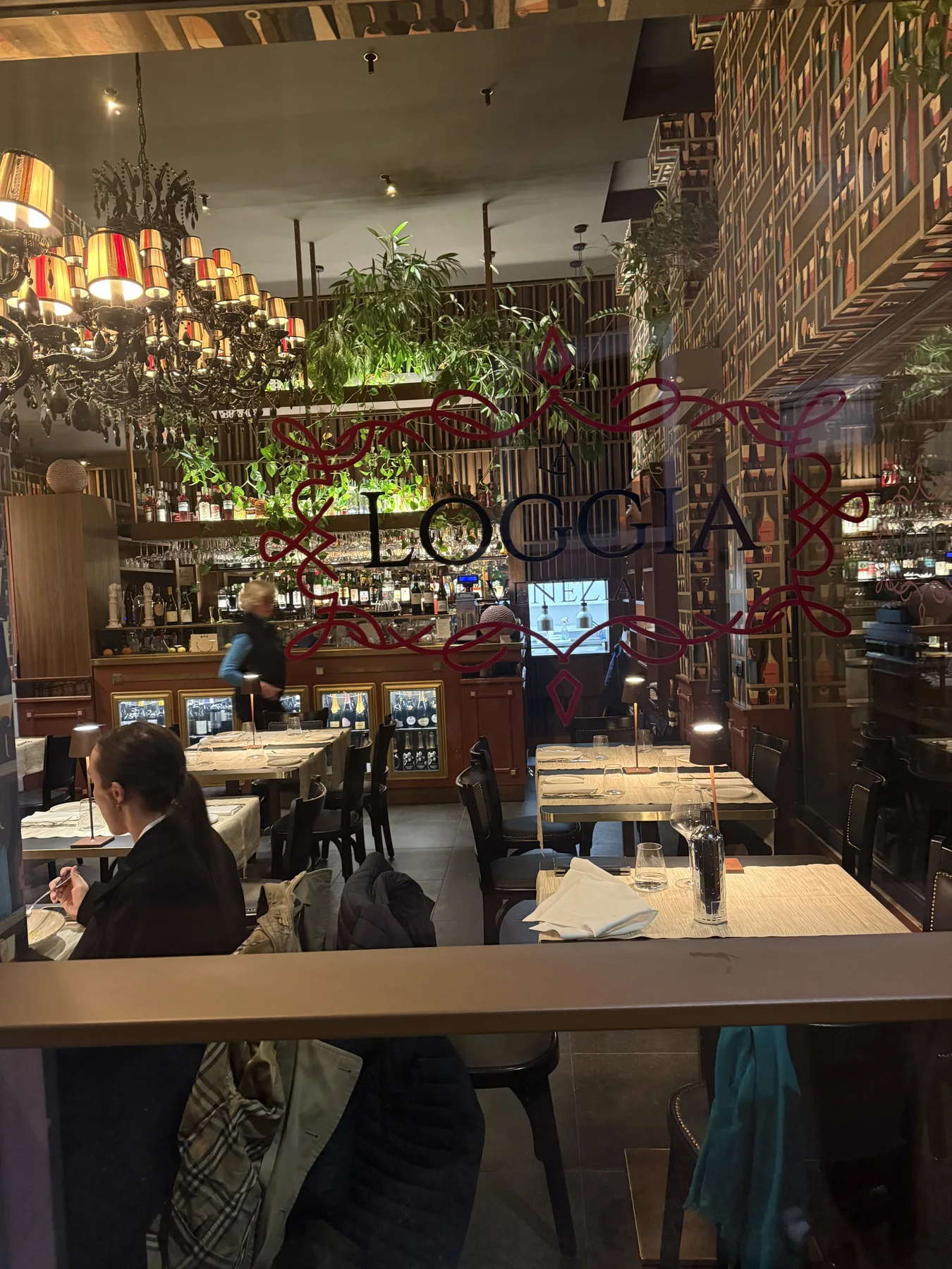 A local restaurant exterior in Venice